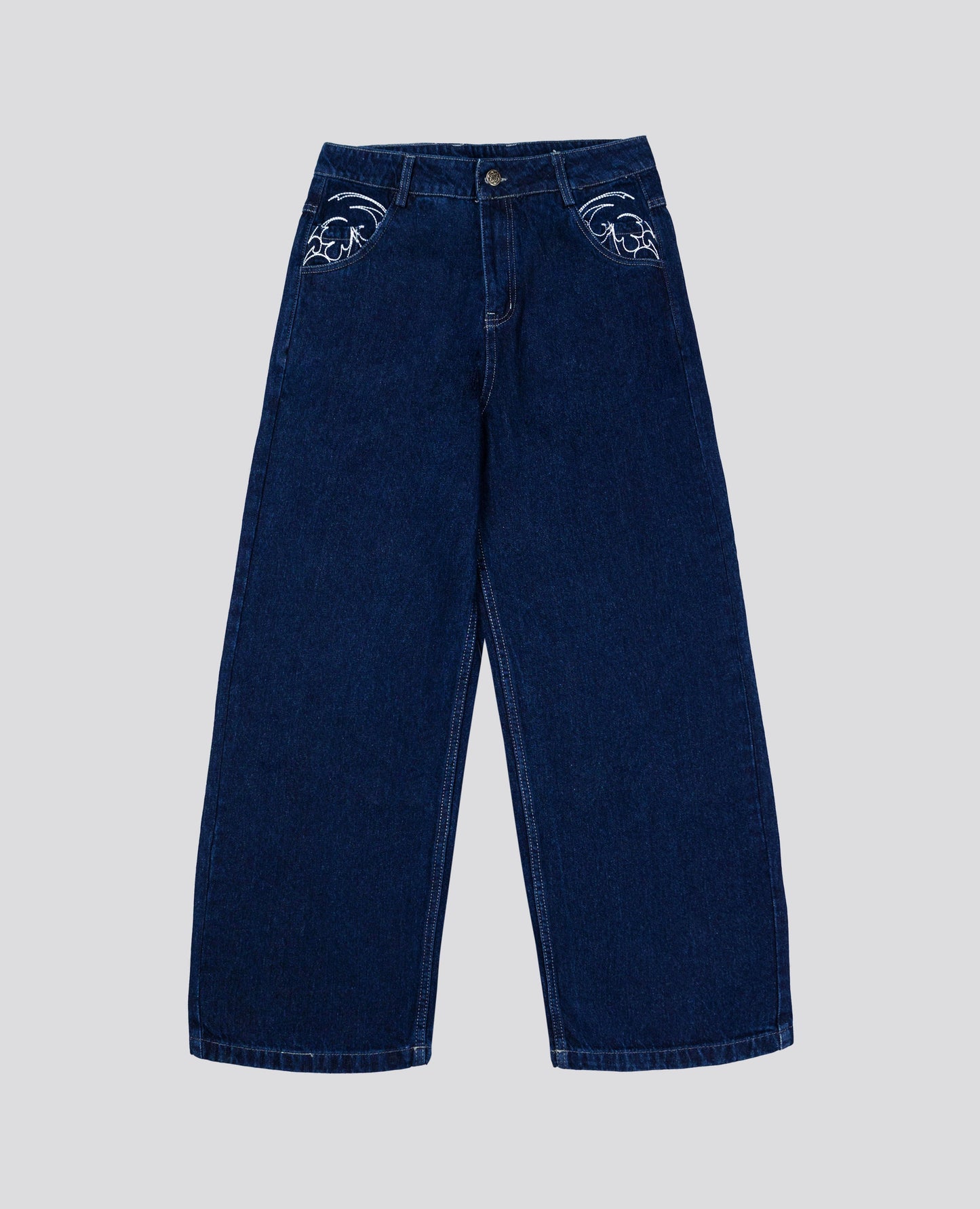 BLUE ORNAMENT PANT