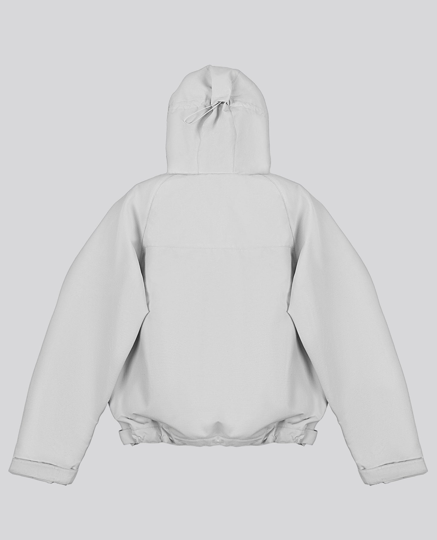GREY WINDBREAKER JACKET