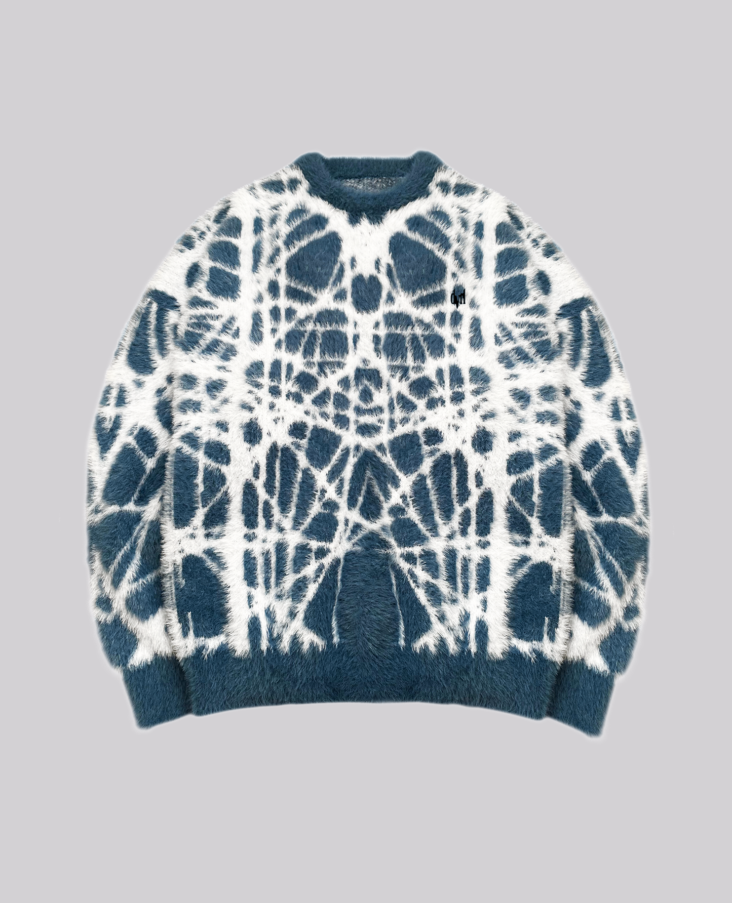 NAVY BLUE ROOTS MOHAIR