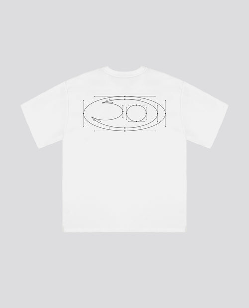 WHITE SEGMENT T-SHIRT
