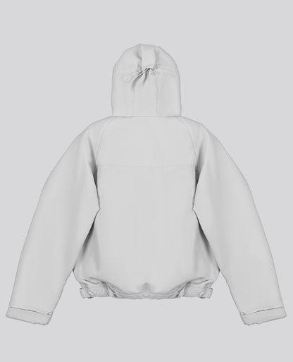 GREY WINDBREAKER JACKET