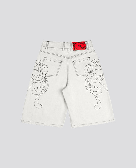 WHITE NEOART JORT