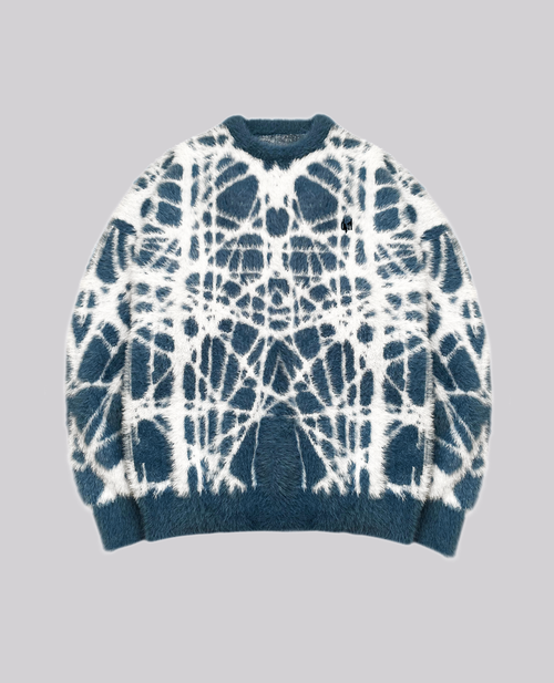 NAVY BLUE ROOTS MOHAIR