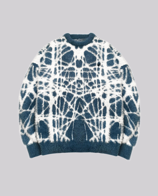 NAVY BLUE ROOTS MOHAIR