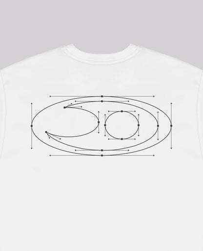 WHITE SEGMENT T-SHIRT