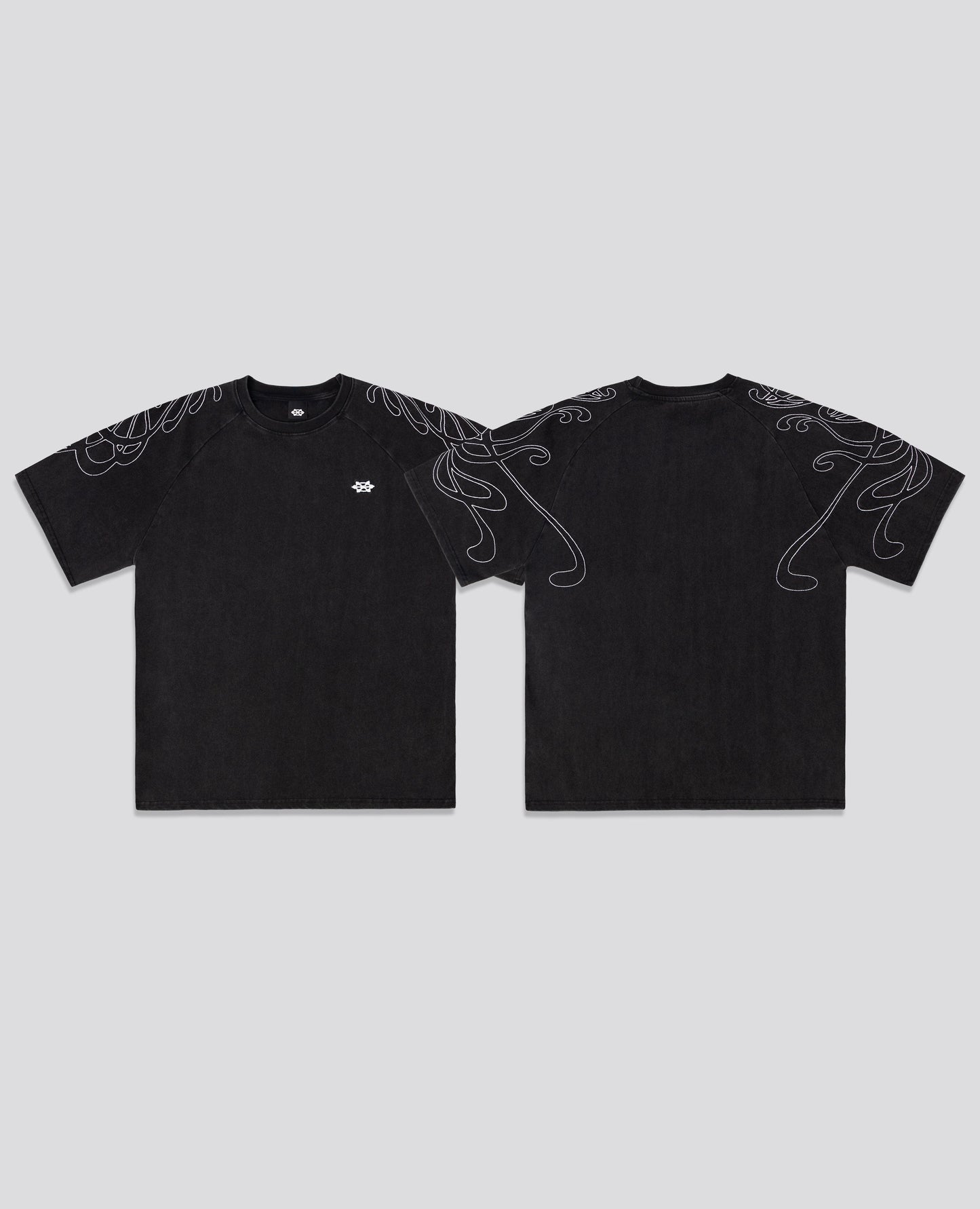 BLACK NEOART T-SHIRT