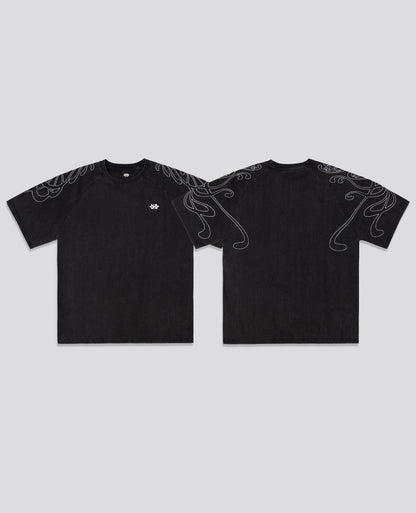 BLACK NEOART T-SHIRT
