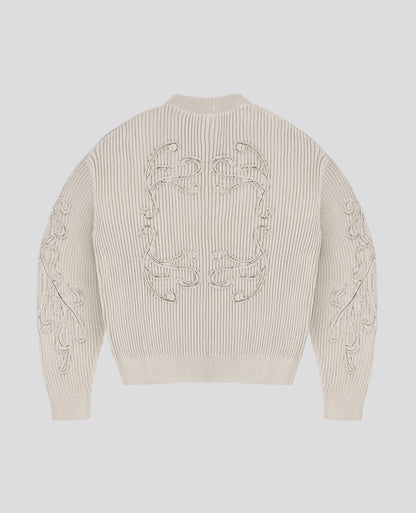 BEIGE NEOART KNITWEAR