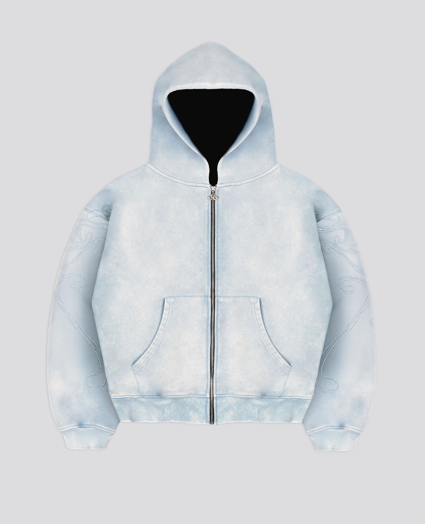 BLUE ART NOUVEAU ZIP