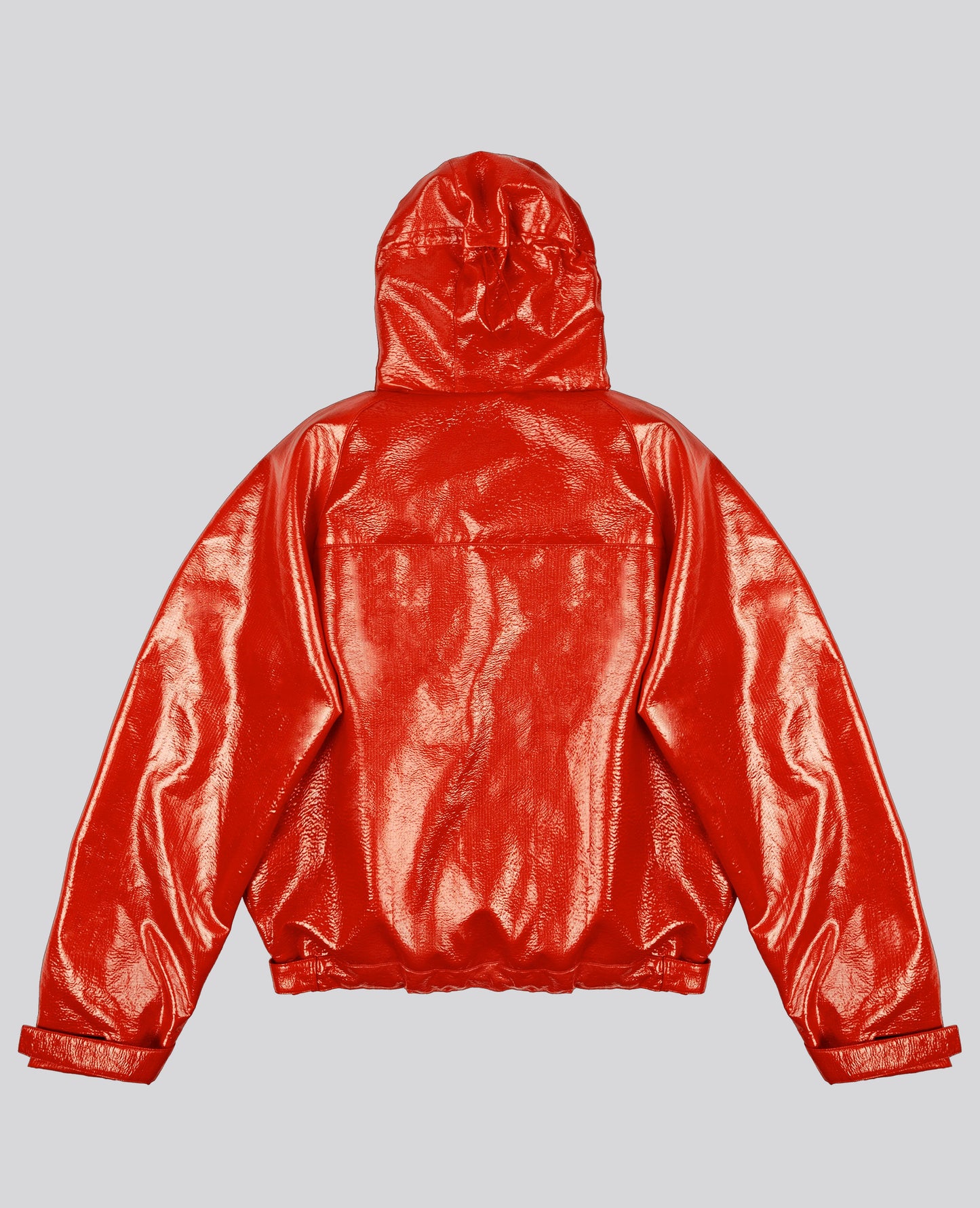 RED WINDBREAKER JACKET